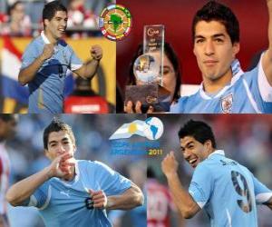 пазл Луис Суарес лучшим игроком в Копа Америка 2011